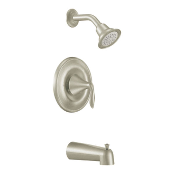 Moen T2133EPBN Eva Posi-Temp Single Handle Tub/Shower Trim - Brushed Nickel